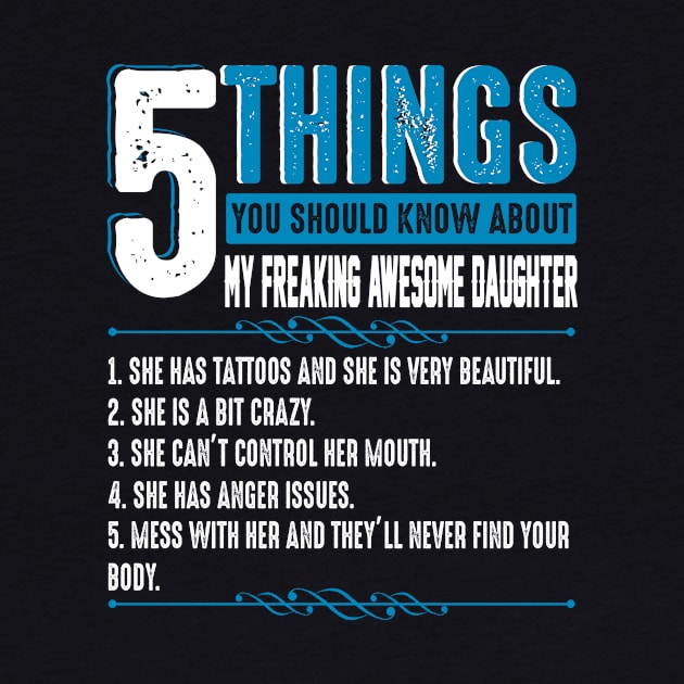 5 Things You Should Know About My Freaking Awesome Daughter by Sun68